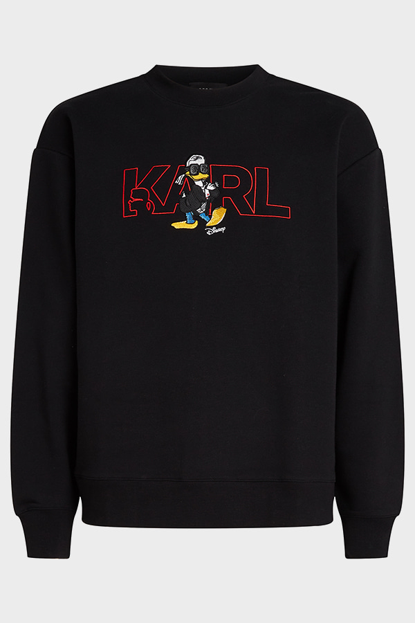 SWEAT CREWNECK KARL LAGERFELD - 990 BLACK